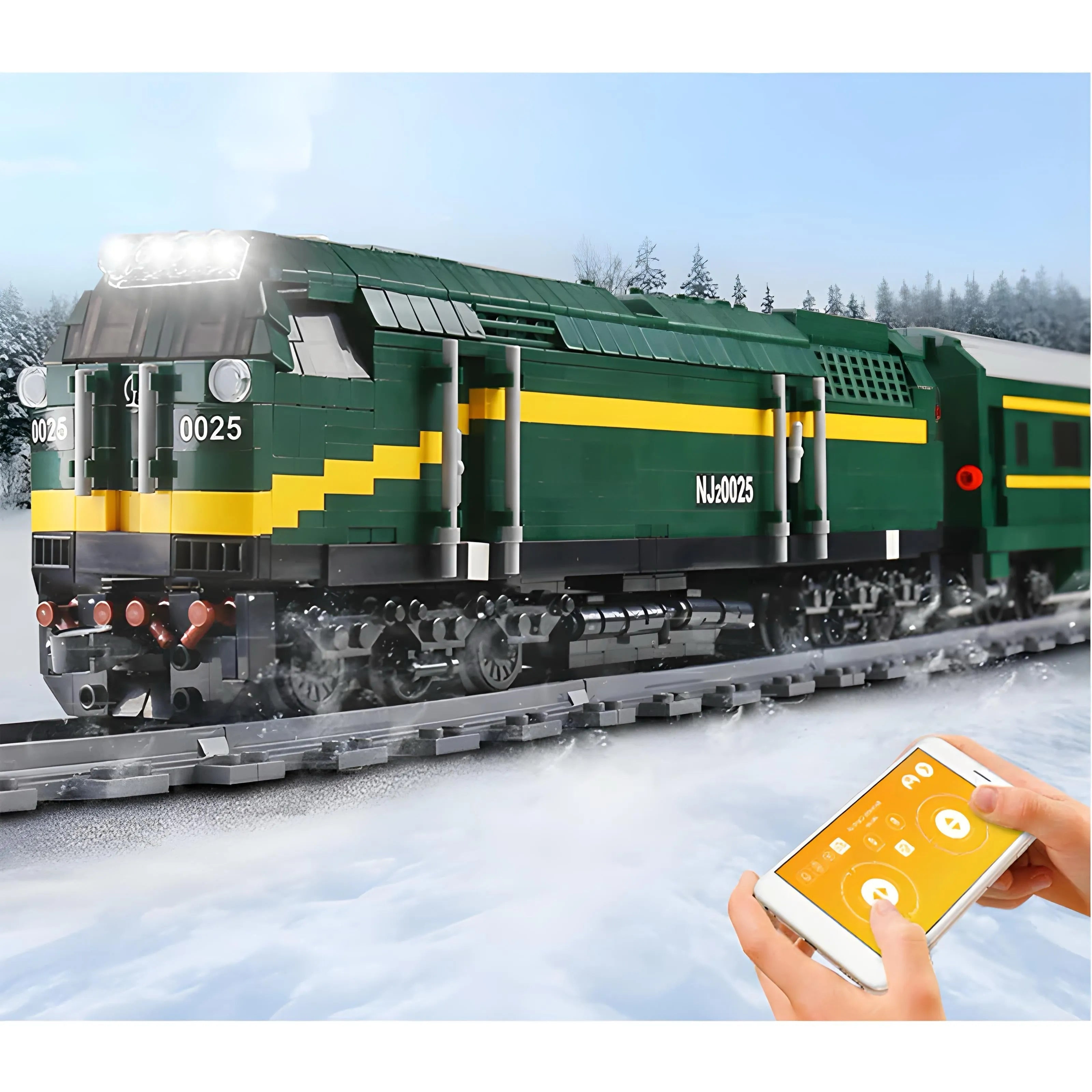 REMOTE CONTROLLED DIESEL LOCOMOTIVE | 2086PCS