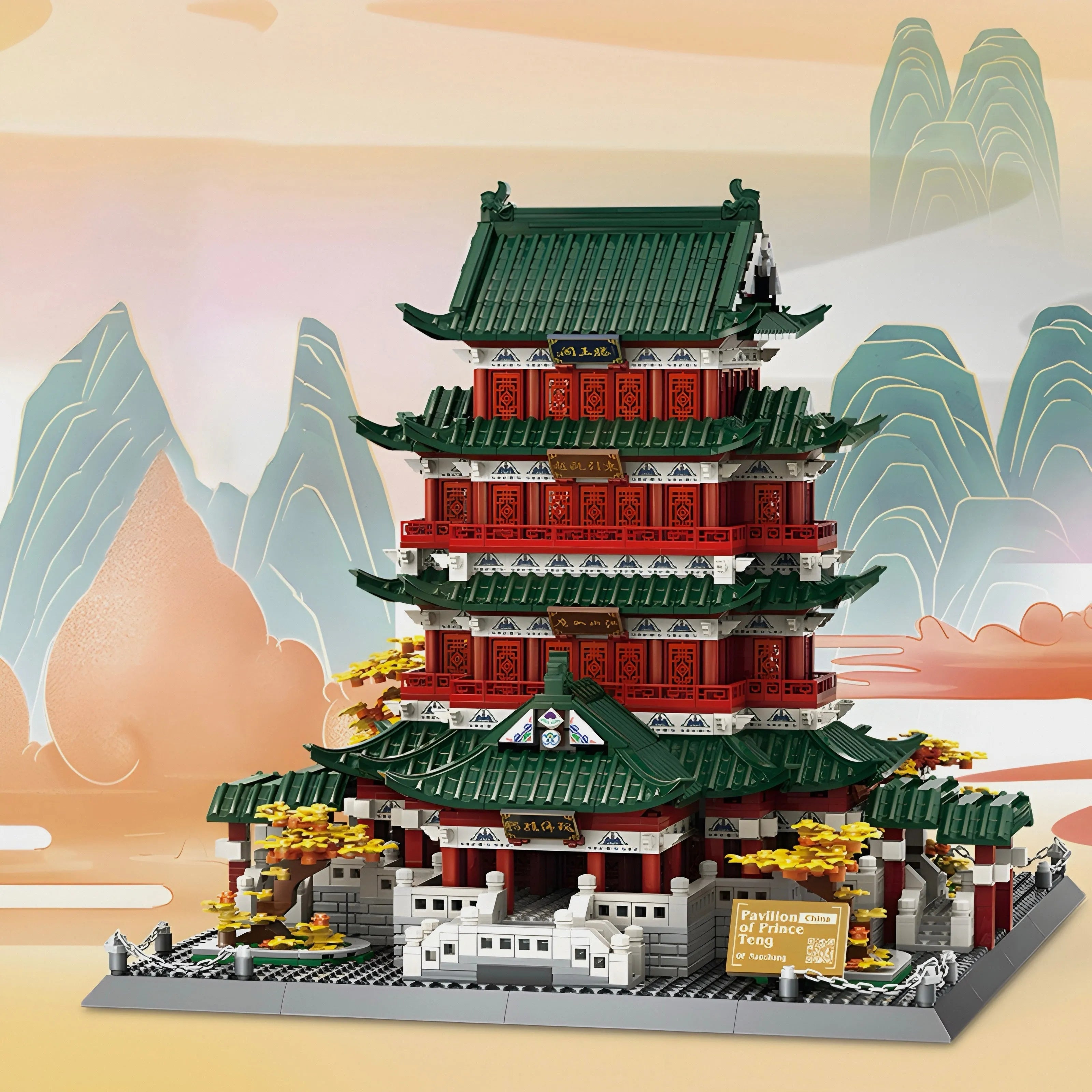 PAVILION OF PRINCE TENG |  2802PCS