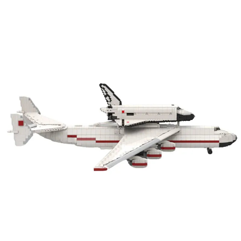 1:110 BURAN WITH ANTONOV AN-225 CARRIERPLANE | 4176PCS