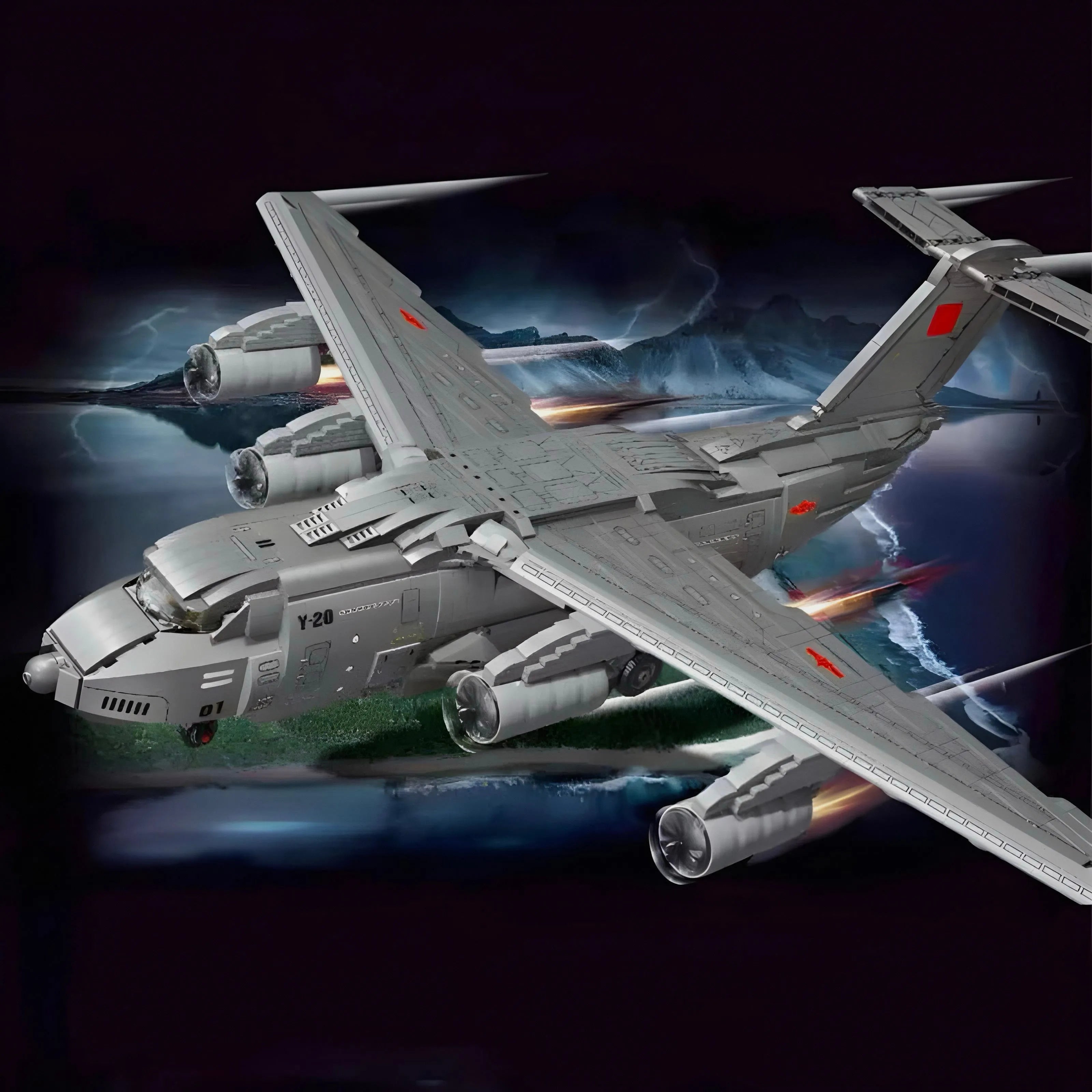 Y-20 LARGE MILITARY AIRCRAFT | 2202PCS