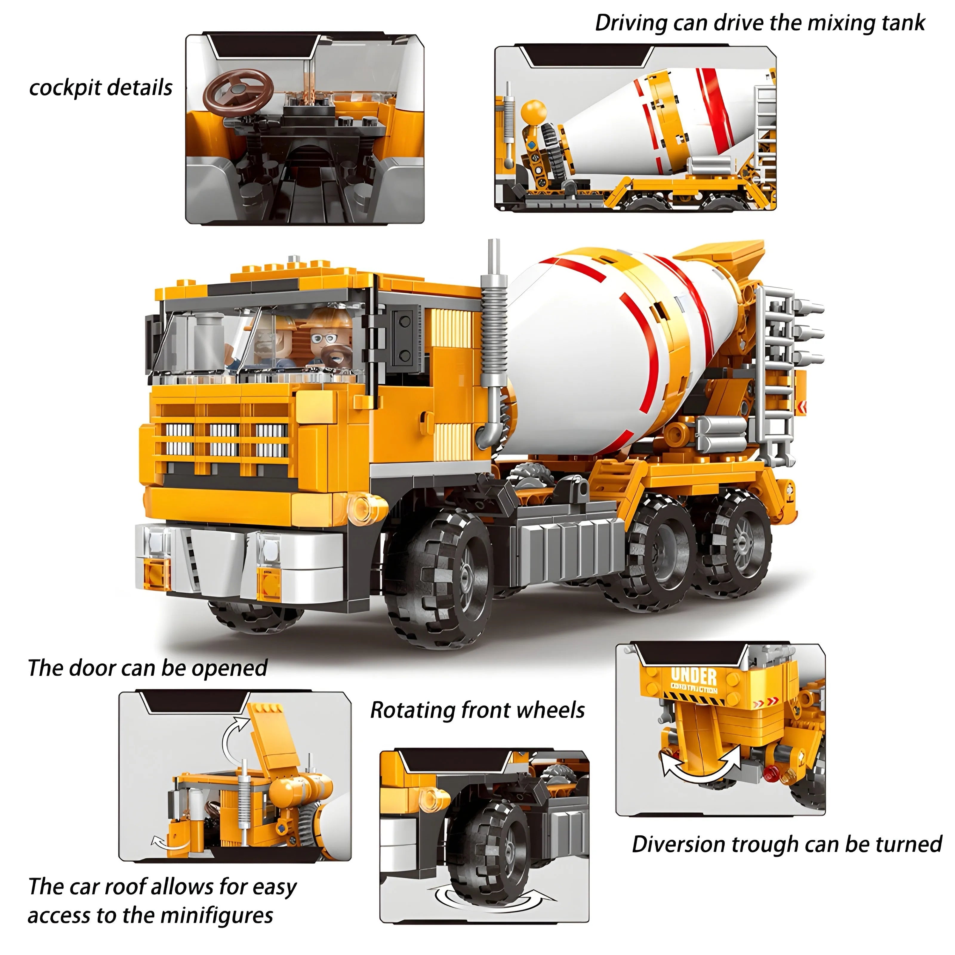 CEMENT MIXER TRUCK | 656PCS