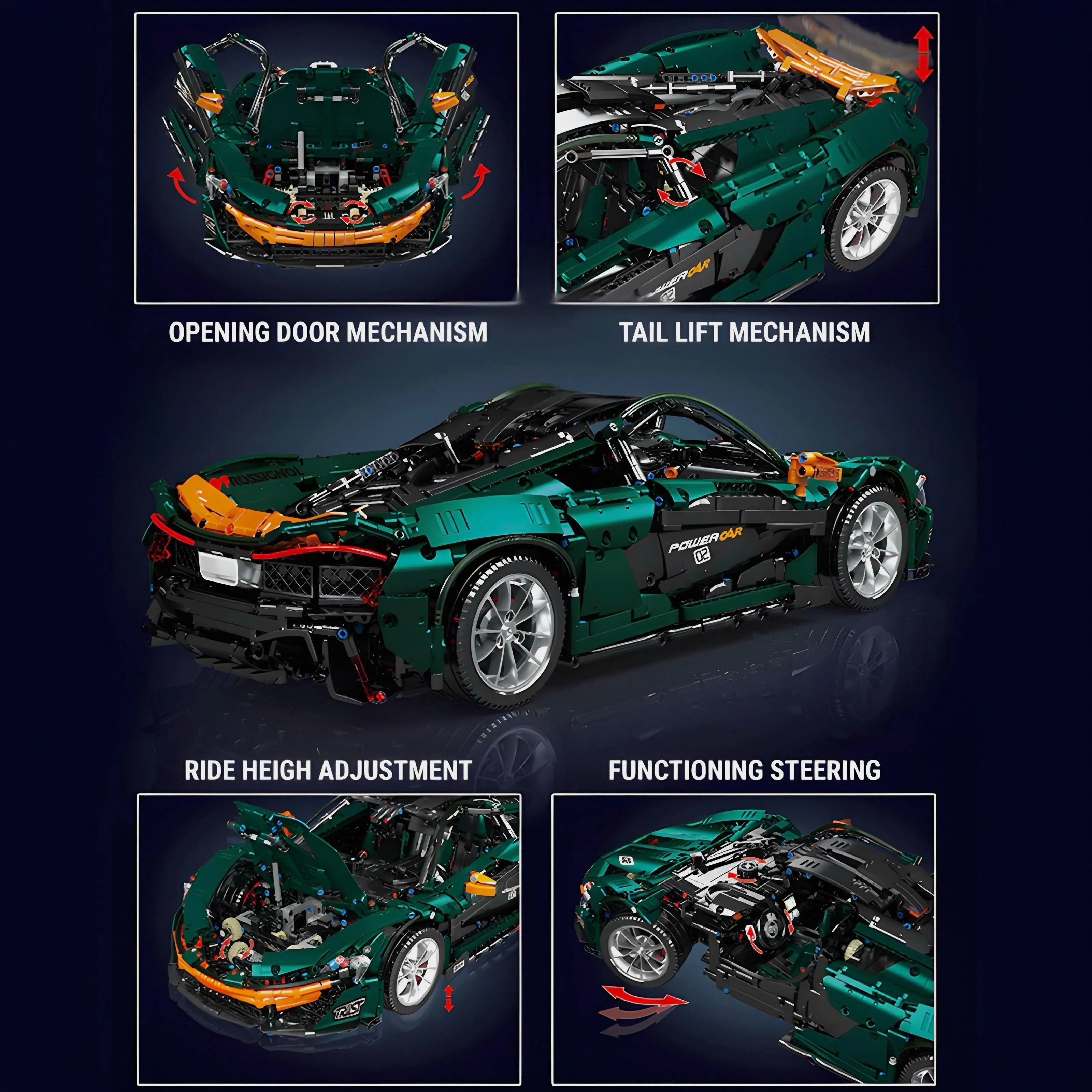 BRITISH RACING GREEN P1 | 3240PCS