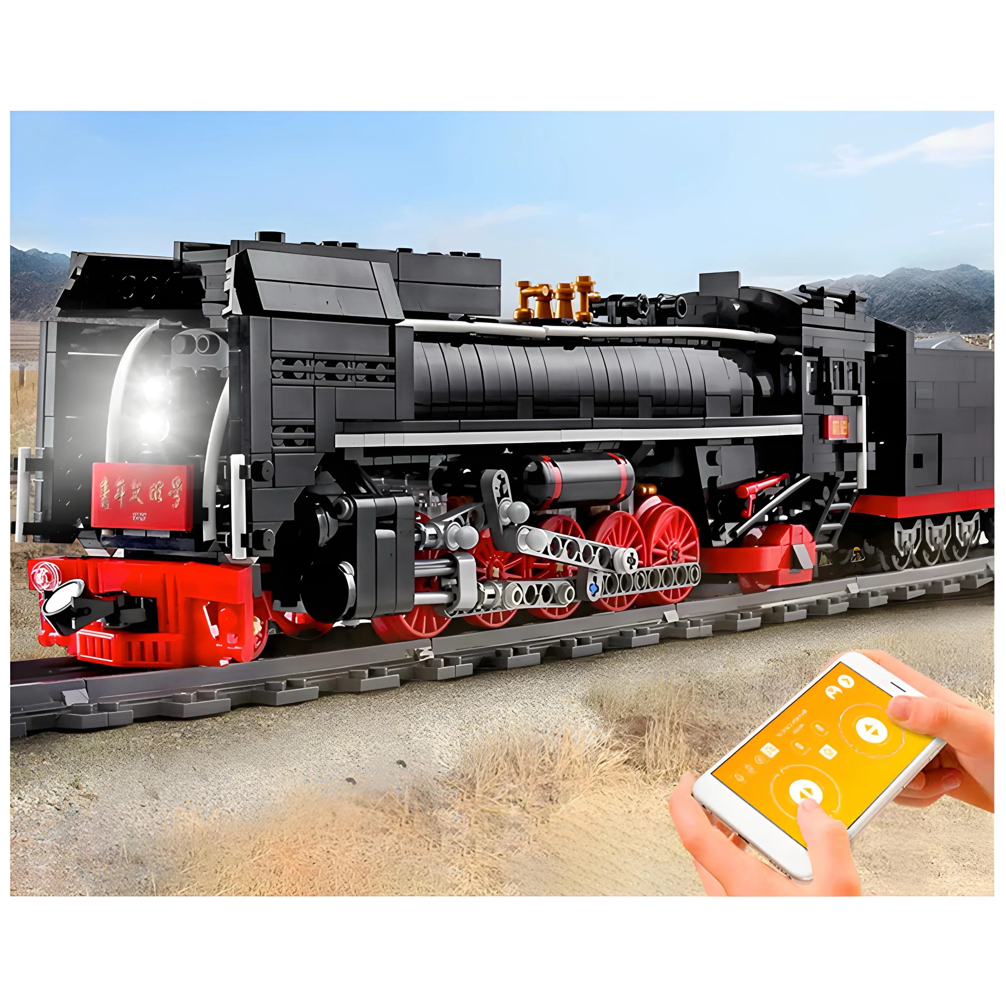 REMOTE CONTROLLED STEAM TRAIN | 1552PCS