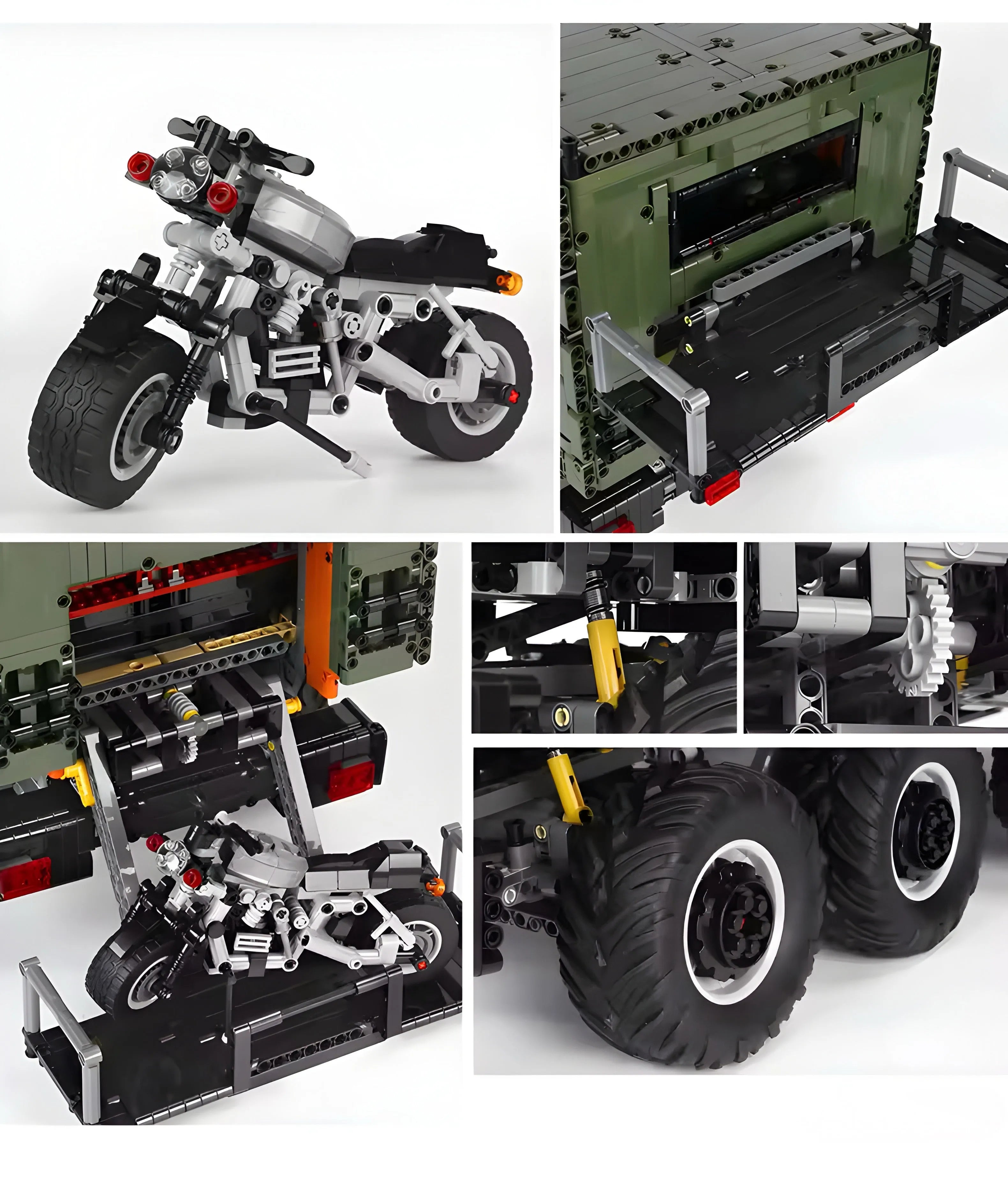 REMOTE CONTROLLED 6 WHEELED UNIMOG | 6690PCS