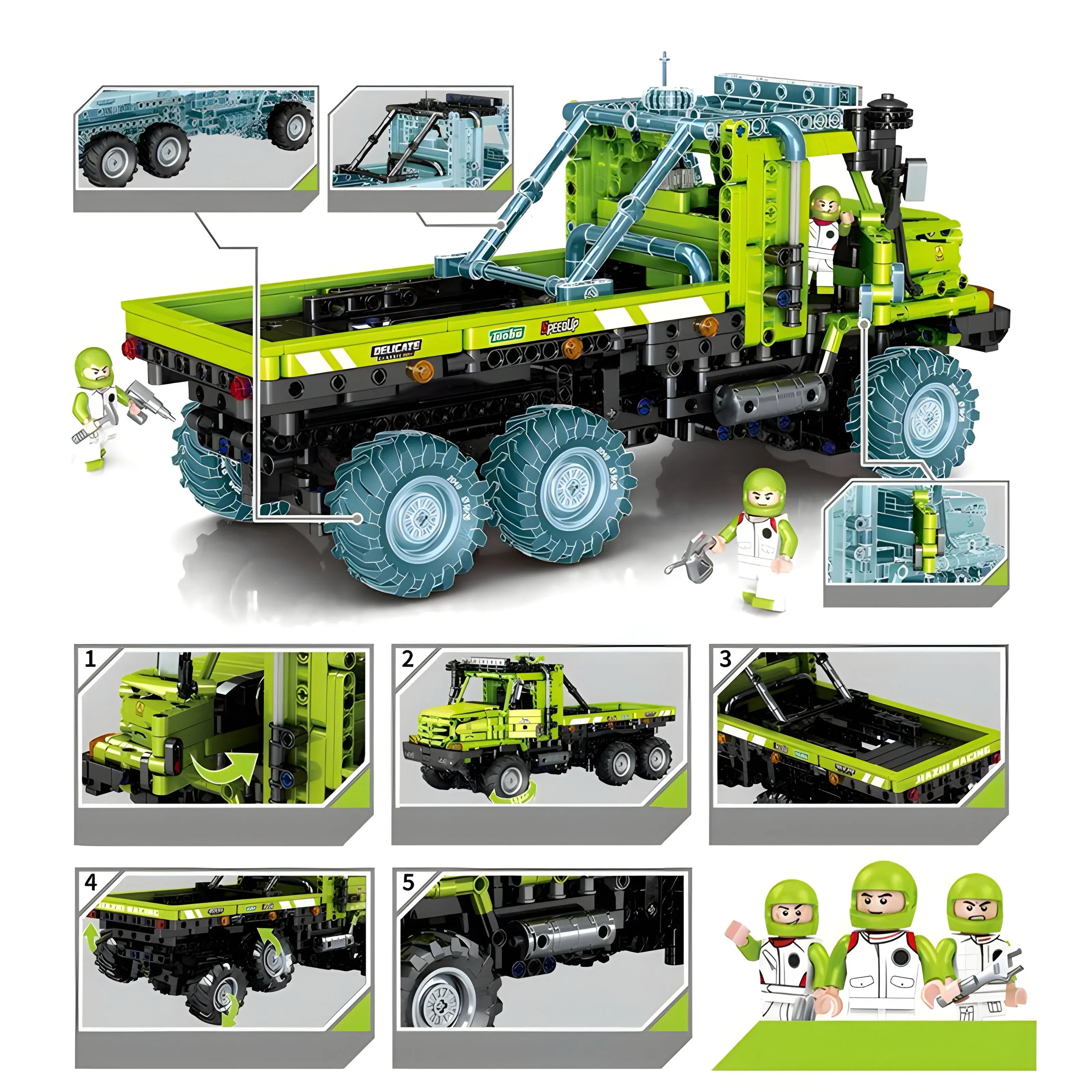 REMOTE CONTROLLED RECOVERY TRUCK | 1336PCS