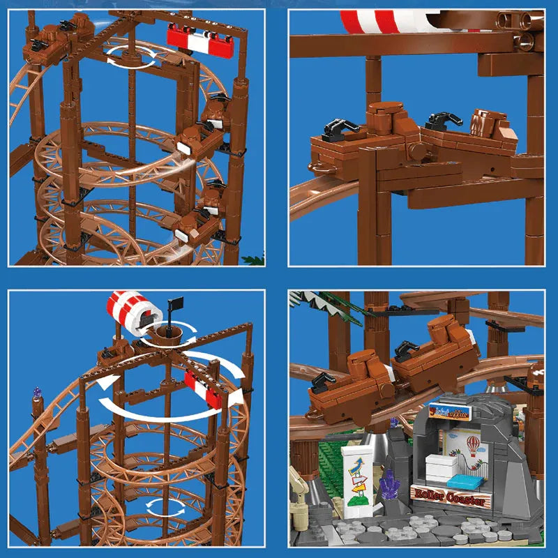 THE PIRATE ROLLER COASTER | 2173PCS