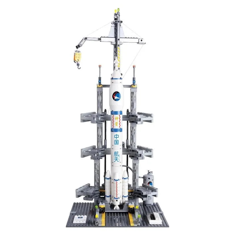 CZ-2F SPACE ROCKET LAUNCH STATION | 822PCS