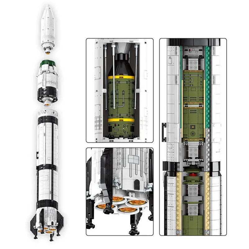 DONG FANG HONG CZ-1 LAUNCH | 2146PCS